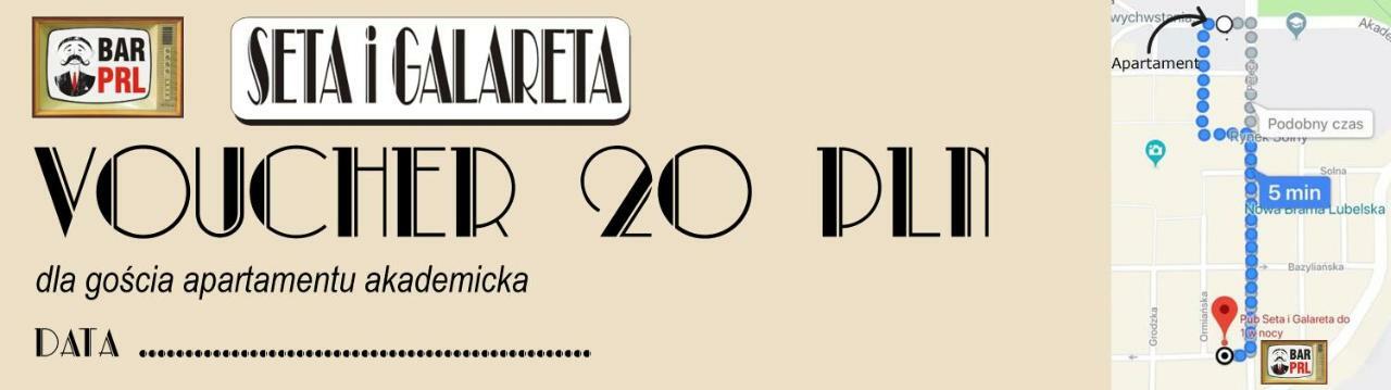 Apartament Akademicka Zamość 외부 사진